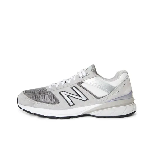 BEAMS x New Balance NB 990 V5 Low Топ Марафон Беговые кроссовки Мужской Серый Сделано в США