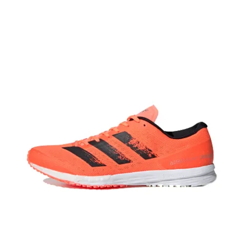 Adidas Adizero Takumi Sen 6 Нескользящий Легкий Низкий Топ Беговые кроссовки Унисекс Оранжевый Черный