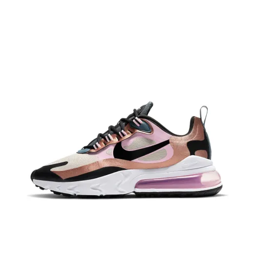 Nike Air Max 270 Low Топ Air Cushion Повседневные Беговые Кроссовки Женские Бронза