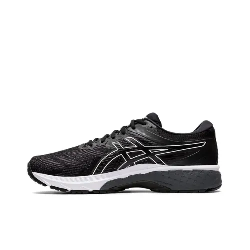 Asics GT 2000 8 Устойчивый к истиранию Дышащий Легкий Низкий Топ Беговые кроссовки Мужской Черный Белый