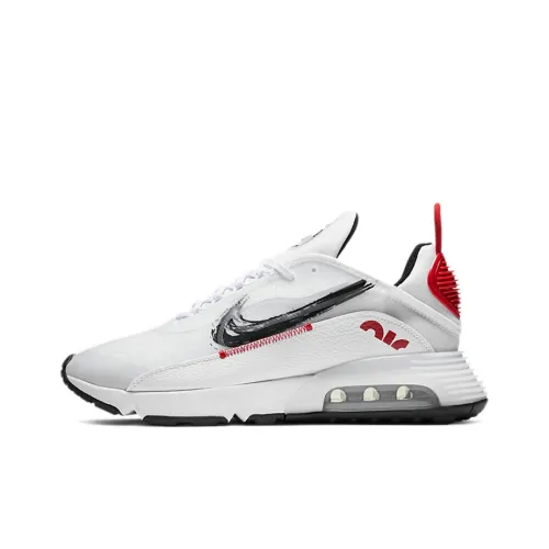 Nike Air Max 2090 Low Беговые кроссовки Мужские Белый Черный Красный