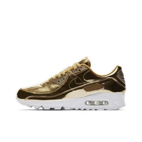 Nike Air Max 90 Беговые кроссовки Низкий Топ Женские