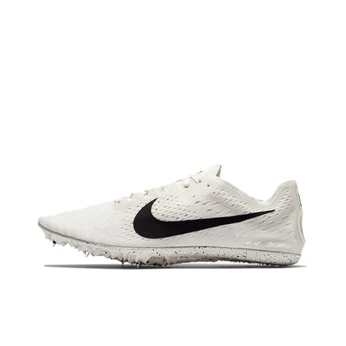 Nike Victory 3 Zoom Low Топ Беговые кроссовки Унисекс Белый Черный