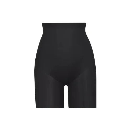 SKIMS Barely THERE LOW Спина Короткий Повседневные шорты Женские Onyx Черный