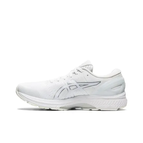 Asics Gel Kayano 27 Low Топ Беговые кроссовки Мужские Белые