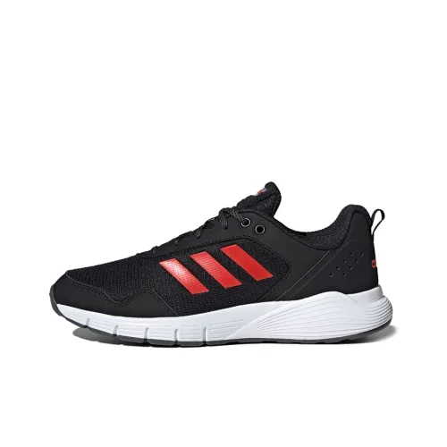 Adidas Fluidcloud Slip-resistant Abrasion-resistant Lightweight Low-Top Marathon Running Shoes Men's Black Red Adidas Fluidcloud Противоскользящий Устойчивый к истиранию Легкий Низкий Топ Марафон Беговые Кроссовки Мужские Черный Красный