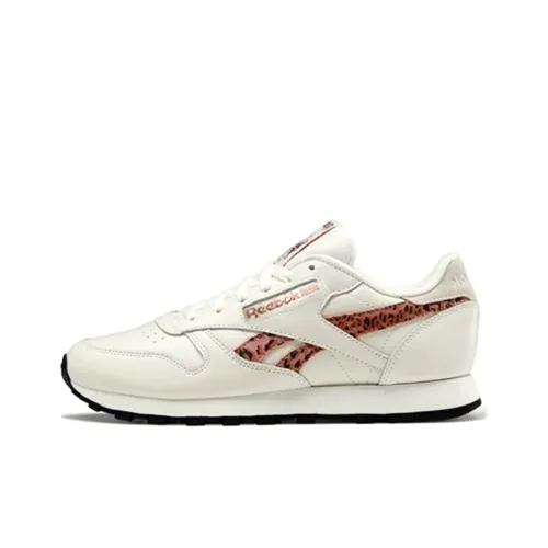 Reebok Classic Leather Беговые кроссовки Низкий Топ Женские
