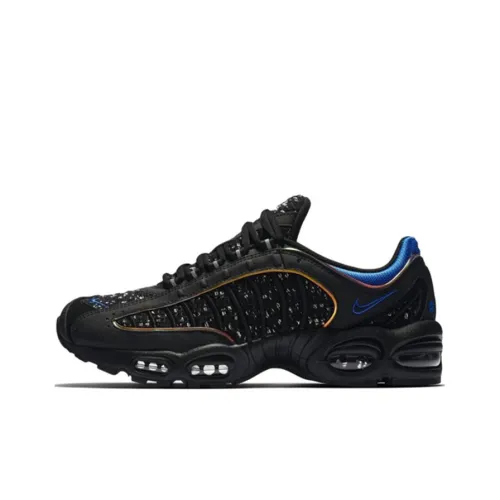 Supreme x Nike Air Max Tailwind Low Топ Тренировки Беговые кроссовки Унисекс Черный Синий