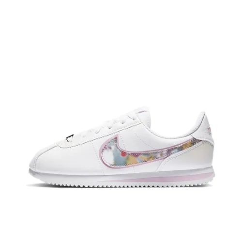Nike Cortez Shock Absorbers Slip-Resistant Low Top Casual Running Shoes Women's Pink White Найк Кортец Шок Абсорберз Антискользящий Низкий Топ Повседневные Беговые Кроссовки Женские Розовый Белый