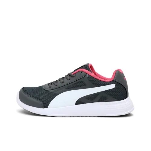 PUMA Enzo Slip-Resistant Lightweight And Breathable Низкие Беговые Кроссовки Женские Черный Белый