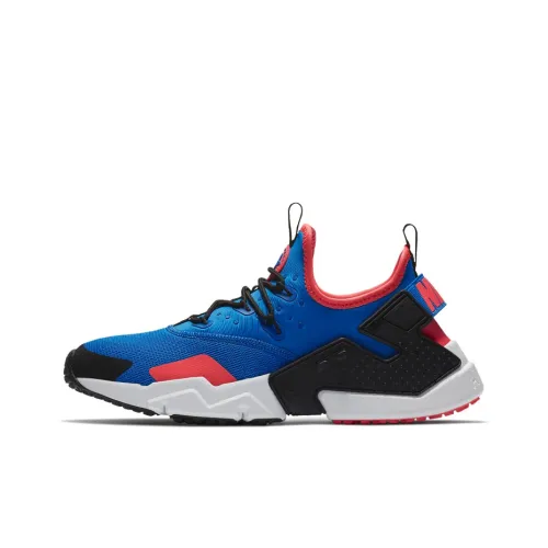 Nike Air Huarache Drift Нескользящий Легкий Низкий Топ Беговые кроссовки Мужские Синий Красный