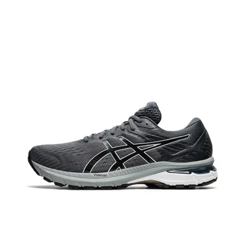 Asics GT 2000 9 Low Топ Беговые кроссовки Мужской Серый Черный 2E Ширина