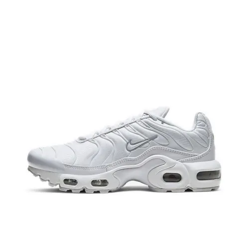 Nike Air Max Plus Low Top Casual Беговые кроссовки Женские Pure White