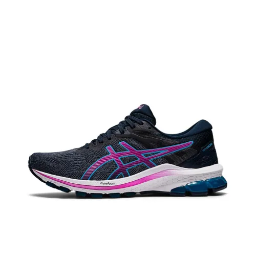 Asics GT 1000 10 Low Топ Беговые кроссовки Мужской синий-фиолетовый D Ширина