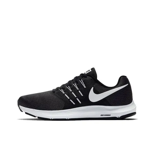 Nike Run Swift 1 Low Топ Беговые кроссовки Мужской Черный белый