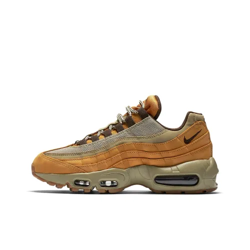 Nike Air Max 95 Low Топ Беговые кроссовки Женские Серый Коричневый