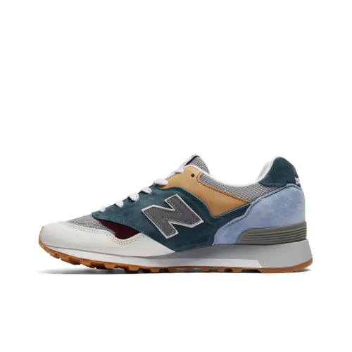 New Balance NB 577 Амортизация Низкий Топ Беговые Кроссовки Мужские Синие Зеленые
