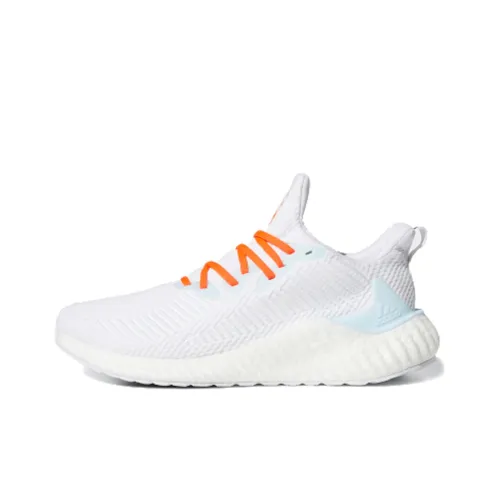 adidas Alphaboost Slip Resistant Abrasion Resistant Легкий Низкий Топ Повседневные Беговые кроссовки Мужские Ледяной синий