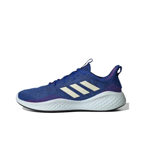 Adidas Fluidflow 1,0 Амортизация Низкий Топ Беговые кроссовки Женские Синие Белые
