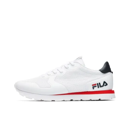 FILA Fht 83 Дышащие Низкие Беговые Кроссовки Мужские Белые