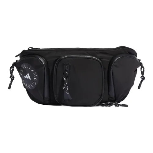 Adidas Stella McCartney Collaboration Полиэстер Одно плечо Через плечо Бананка Обычный Женский Черный