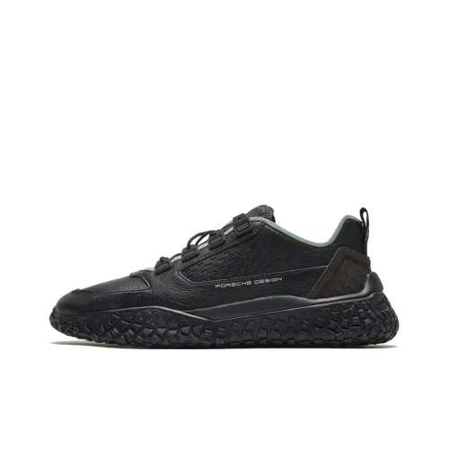 PUMA PORSCHE DESIGN Octn Противоскользящий Легкий Отскок Низкий Топ Марафон Беговые кроссовки Мужской Черный