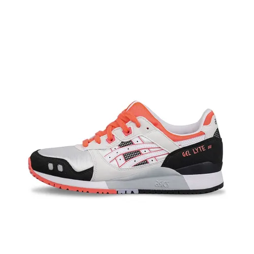 Asics Gel Lyte 3 Low Топ Беговые кроссовки Мужские Красные Белые