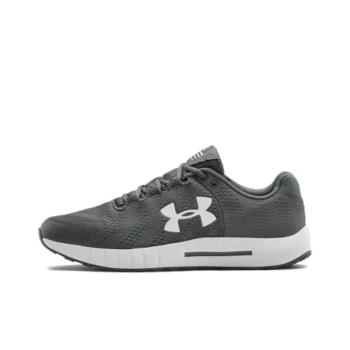Under Armour Micro G Pursuit Low Топ Повседневные Беговые Кроссовки Унисекс Серый