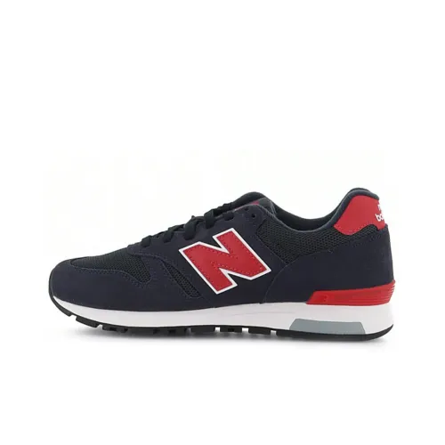 New Balance NB 565 Амортизация Низкий Топ Беговые Кроссовки Унисекс Черный Красный