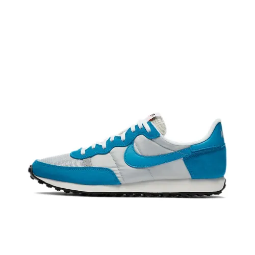 Nike Challenger Shock Absorbers Slip-Resistant Low Top Casual Running Shoes Men's Blue White Найк Challenger Shock Absorbers Низкий топ противоскользящие повседневные беговые кроссовки мужской синий белый
