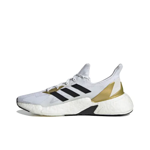 Adidas X9000l4 Slip Устойчивый к истиранию Низкий Топ Повседневные Беговые кроссовки Унисекс Белый Черный Золото
