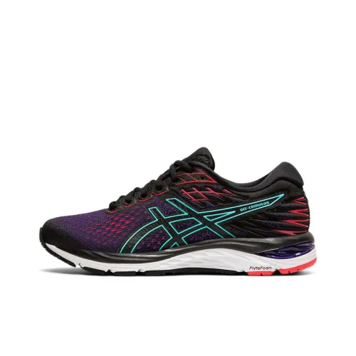 Asics Gel CUMULUS 21 Low Топ Беговые кроссовки Женские Черный Фиолетовый