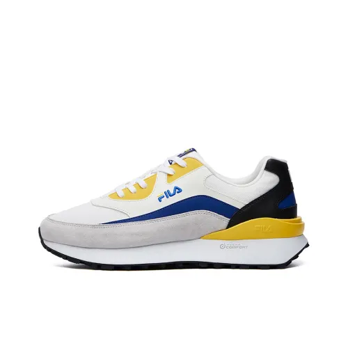 FILA Низкие беговые кроссовки для мужчин белые серые желтые