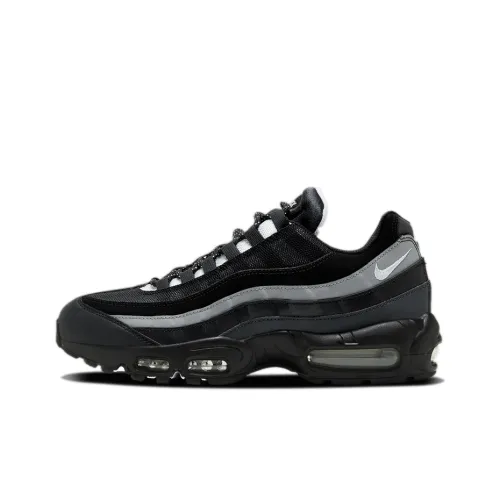 Nike Air Max 95 Low Топ Повседневные Беговые Кроссовки Мужские Черные Серые