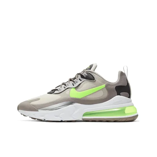 Nike Air Max 270 Амортизация Поддержка Низкий Топ Воздушная Подушка Повседневные Беговые Кроссовки Унисекс Хаки Зеленый