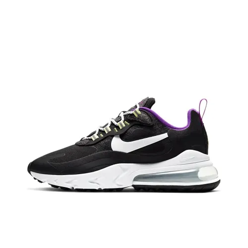 Nike Air Max 270 Low Топ Air Cushion Повседневные Беговые Кроссовки Женские Черный Фиолетовый