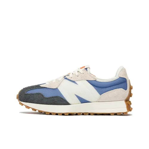 New Balance NB 327 Амортизация Покрытие Низкий Верх Беговые Кроссовки Женские Серый Синий