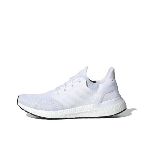 Adidas Ultraboost 20 Устойчивый к истиранию MID Топ Марафон Тренировки Бег на длинные дистанции Обувь Унисекс Белый