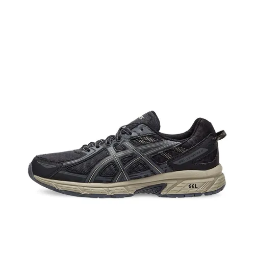 ASICS Гель Venture 6 Low Топ Повседневный Городской Коммутер Беговые кроссовки Мужской Серый