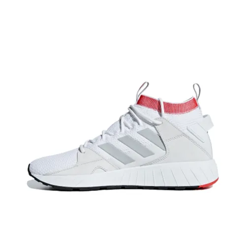 Adidas Neo Questar Strike MID Противоскользящие Низкие Беговые кроссовки Мужские Белый Красный Серый