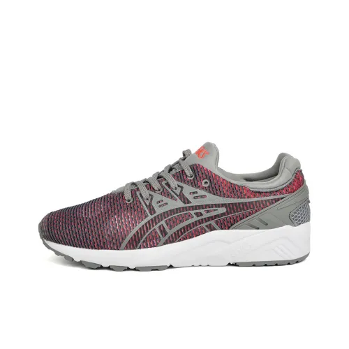 Asics Gel Kayano Trainer Evo Low Топ Беговые кроссовки Унисекс Красный Серый