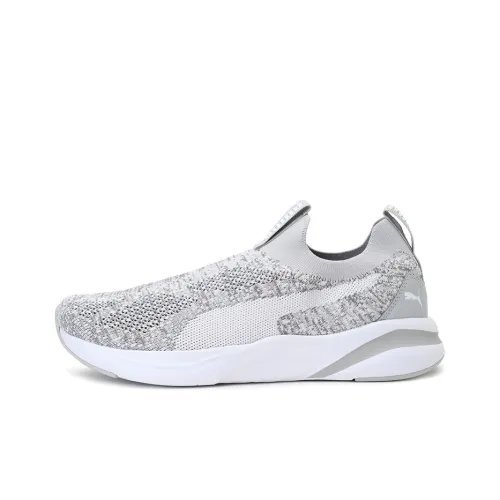 PUMA Softride One8 Virat Kohli Rift Low Топ Беговые кроссовки Женские Серый белый