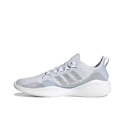 Adidas Fluidflow 2,0 Противоскользящий Устойчивый к истиранию Легкий Низкий Топ Повседневные Беговые кроссовки Женские Белые Серые