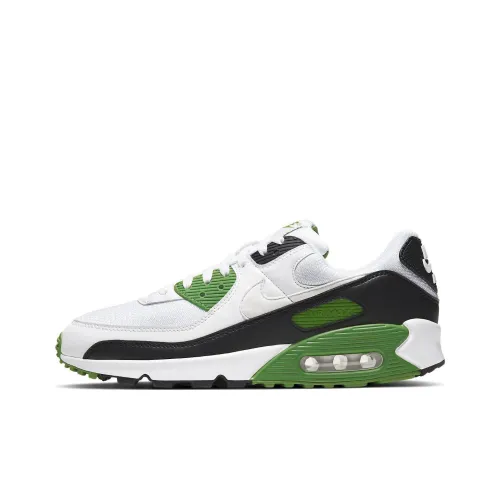 Nike Air Max 90 Low Топ Беговые кроссовки Унисекс Зеленый