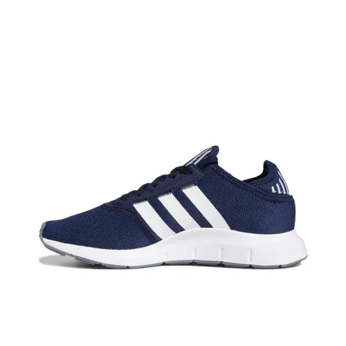 Adidas Originals Swift Run X Амортизирующие низкие беговые кроссовки с противоскользящим эффектом женские синие и белые