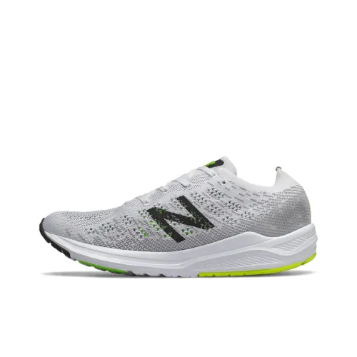 New Balance NB 890 Low Топ Марафон Беговые кроссовки Мужской Серый Белый D Широкий