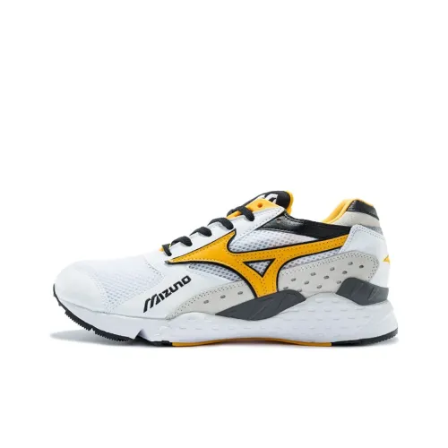 Mizuno Mondo Control Амортизаторы Shock Resistant Низкий Топ Беговые кроссовки Унисекс Белый Желтый