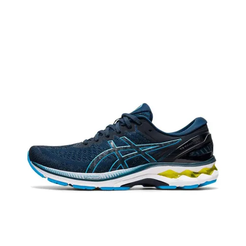 Asics Gel Kayano 27 Low Топ Беговые кроссовки Мужской Синий 2E Ширина
