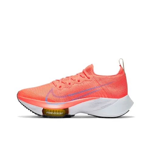 Nike Air Zoom Tempo Next% Low Топ Воздух Zoom ZoomX Беговые кроссовки Женские Ярко-оранжевый