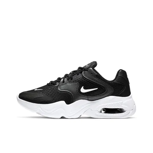 Nike Air Max 2X Low Топ Повседневные Беговые Кроссовки Женские Черные